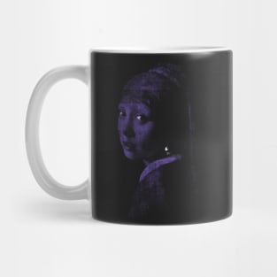 ghost Girl with a pearl earring (ultraviolet refined) halloween aesthetic Mug